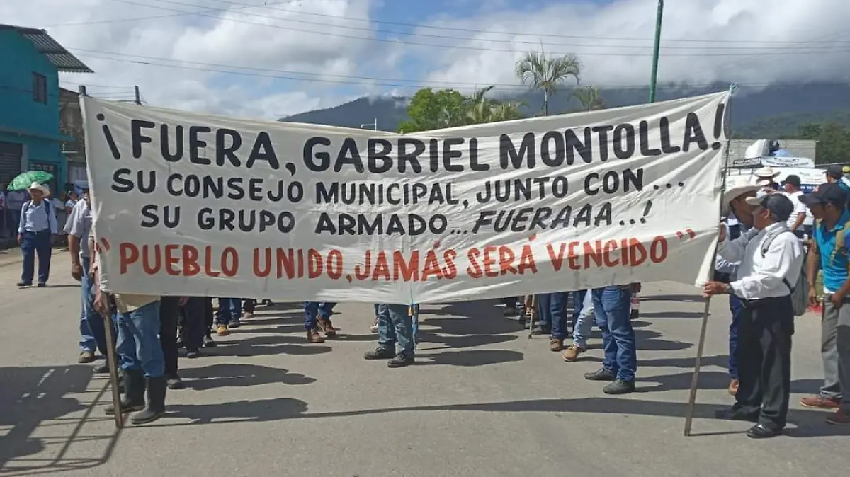 marcha en Altamirano